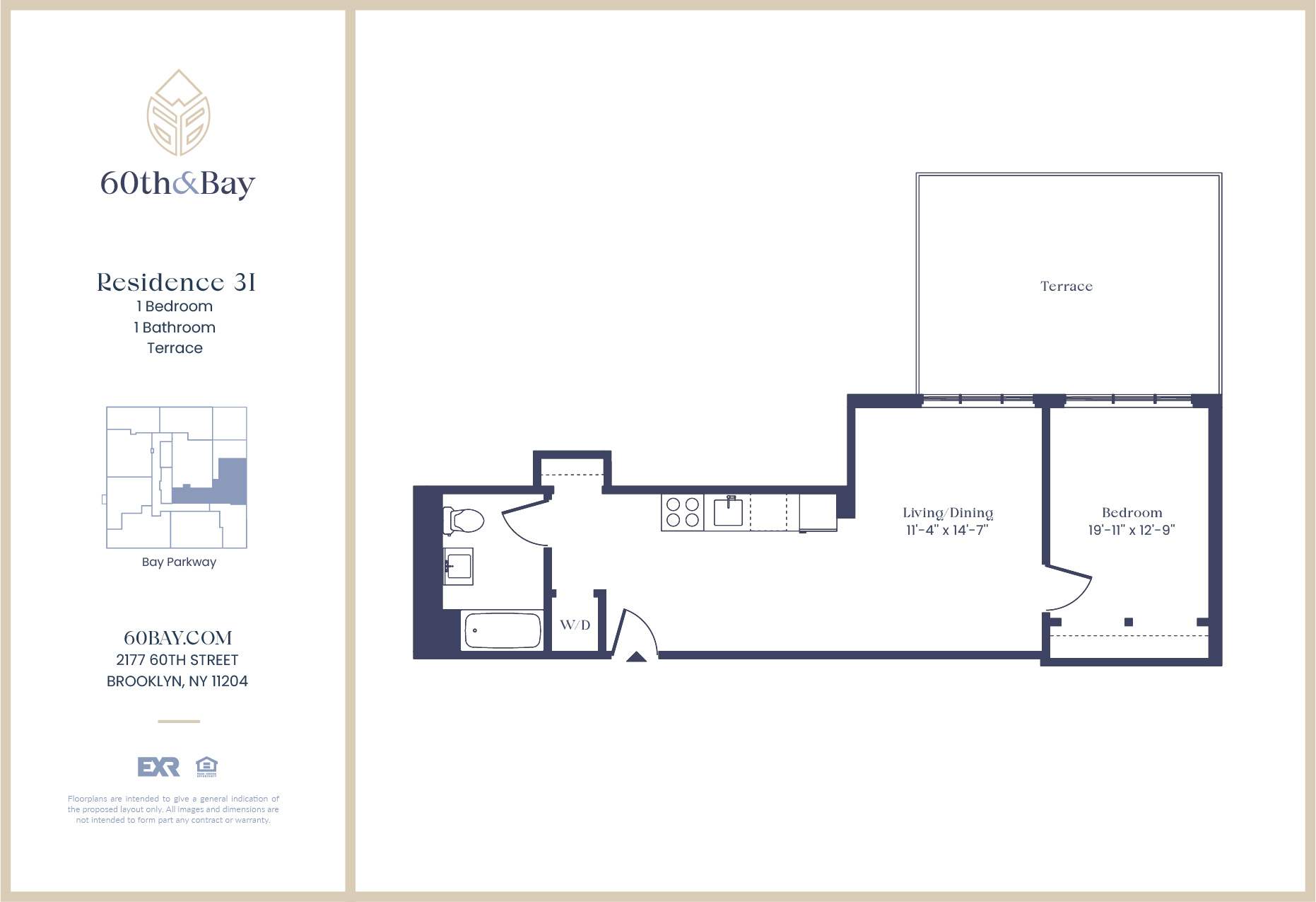Availabilities Luxury Apartments For Rent at 60th & Bay